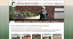 Desktop Screenshot of menuiserie-boucher.fr