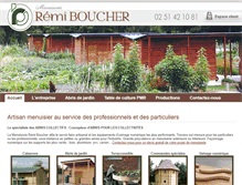 Tablet Screenshot of menuiserie-boucher.fr